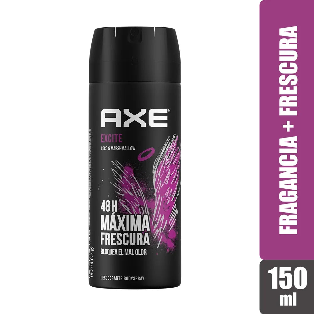 Axe excite 150ml/ Fardo Q270 de 12U