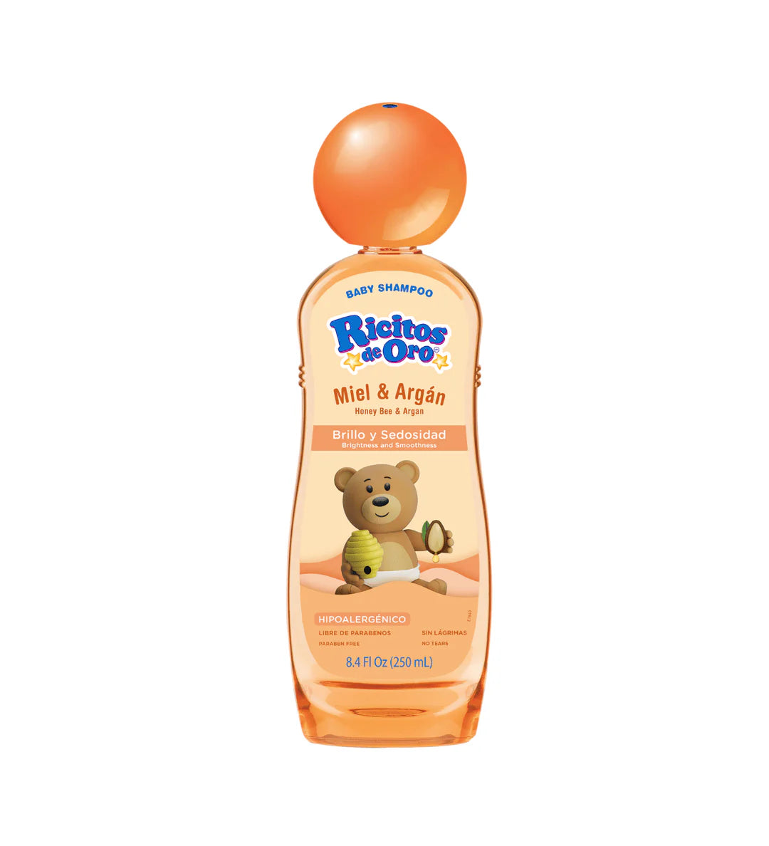 Ricitos de oro sh argan 250ml/ fardo a 450 de 12u