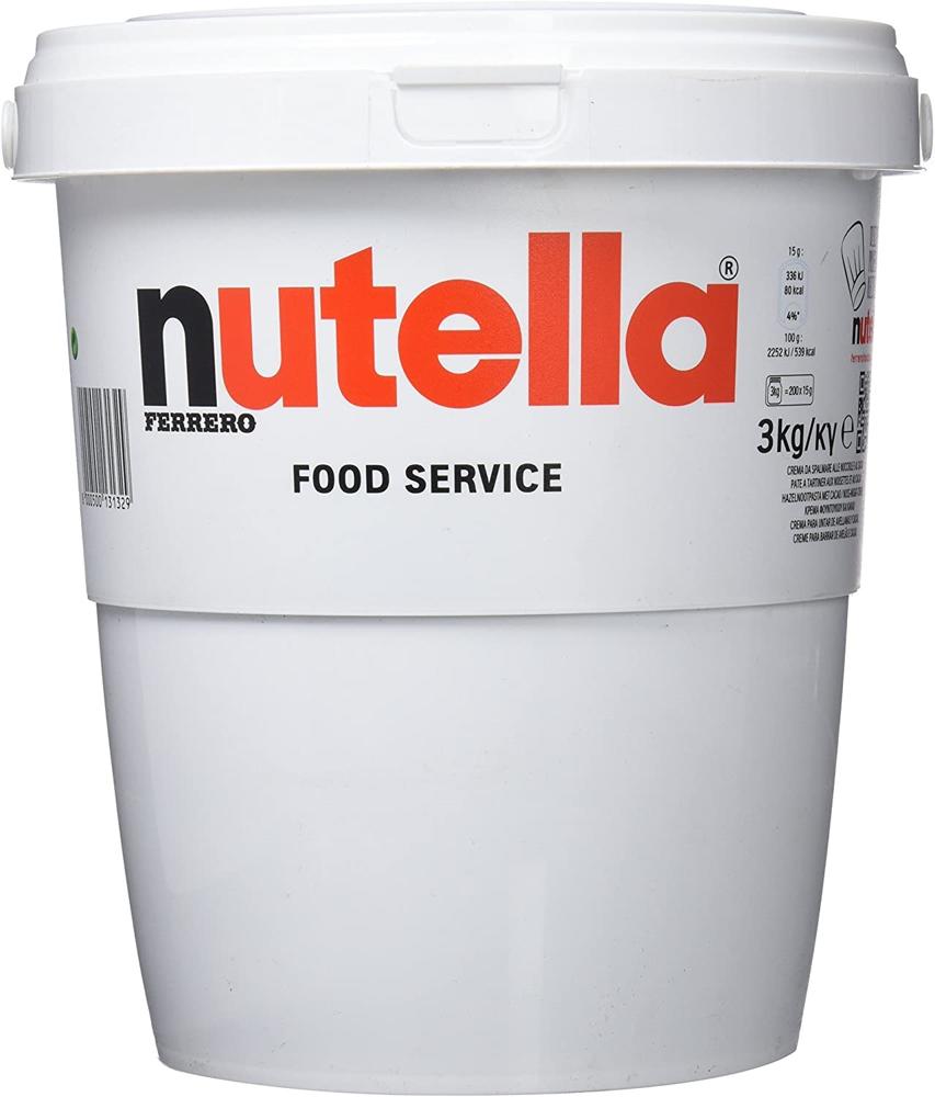 Nutella 3kg/ Fardo Q550 de 2 unidades