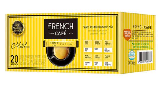 Café Coreano 20 Sticks Fardo 520/24U