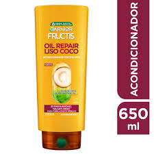 Garnier Fructis  AC Oil reparair Liso coco/ Fardo Q430 de 12U