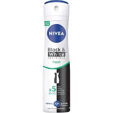 Nivea Black&White Invisible Fresh 150ml/ Fardo Q265 de 12U