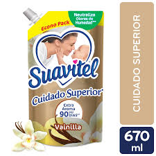 Suavitel Vainilla 670ml/ Fardo Q120 de 12 unidades