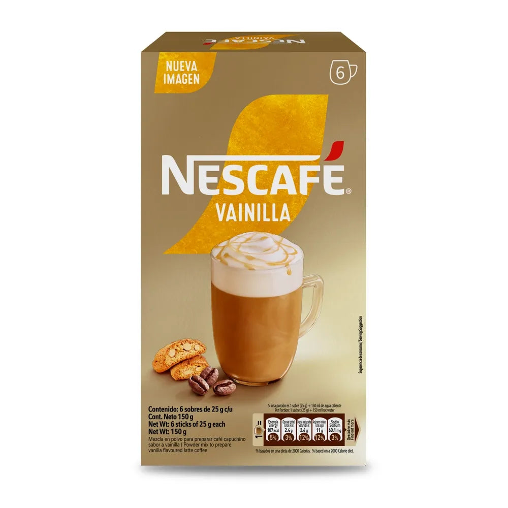Capuchino Vainilla 150g/ fardo a Q525 de 15u