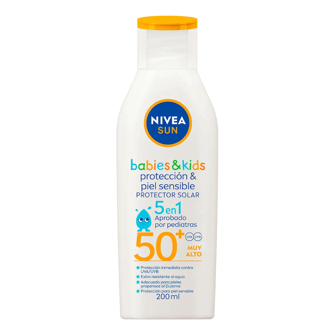 Nivea sun babies & kids 200ml/ Fardo Q1,260 de 12U