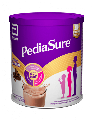 Pediasure chocolate 400g/ fardo a 3,430 de 24u
