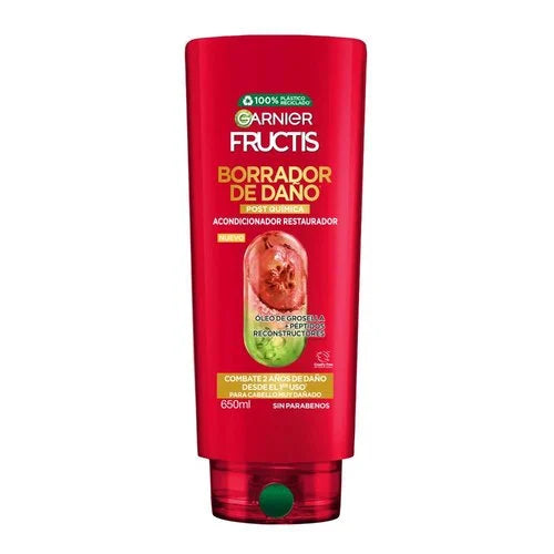 Garnier Fructis AC Borrador de daño postquimica/ Fardo Q430 de 12U