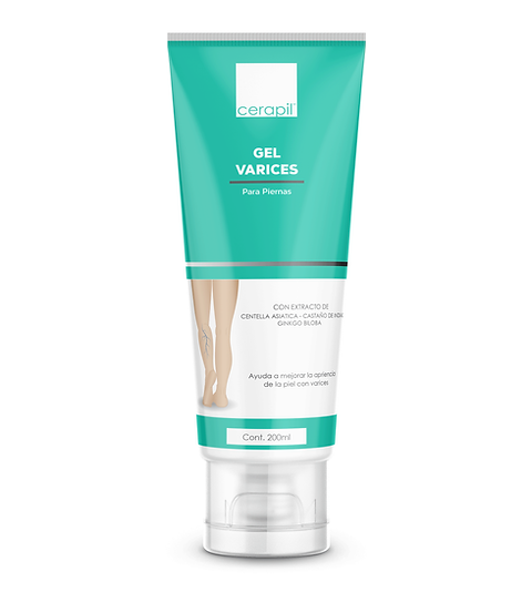 Cerapil Gel Varices 200ml /Fardo Q480 de 12U