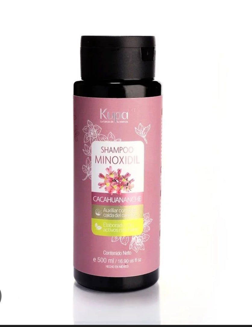 Shampoo Minoxidil Cacahuananche 500ml /Fardo 600 de 12U