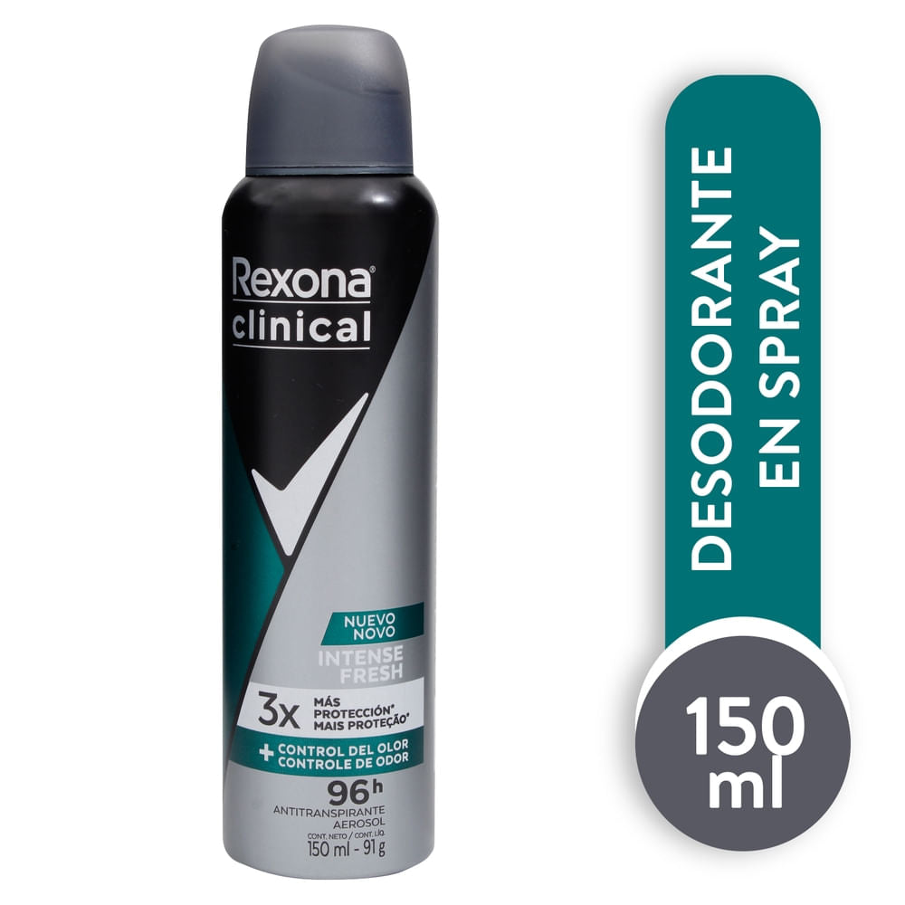 Rexona Clinical Men Fresh intense 150ml /Fardo Q275 de 12U