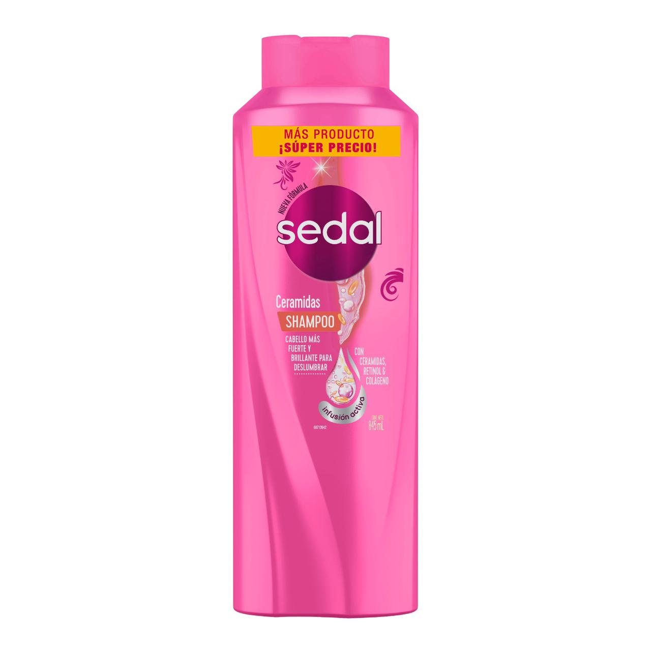 Sedal Shampoo Ceramidas 845ml /Fardo Q440 de 12U