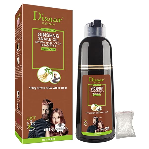 Dissar Shampoo y tinte Castaño Ginseng 400ml /Fardo a Q600 de 12U