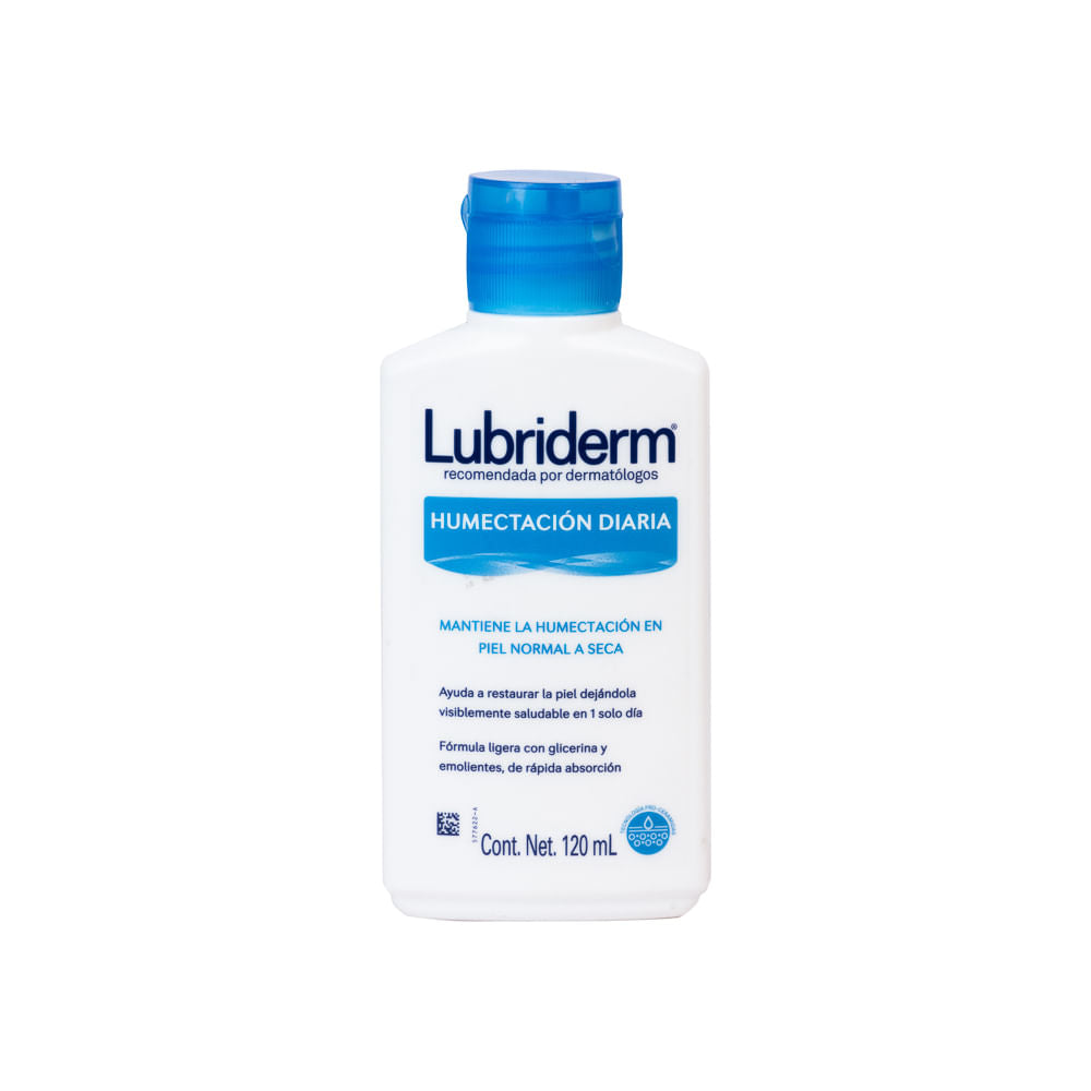 Lubriderm Humectación Diaria 120ml  /Fardo Q200 de 12U