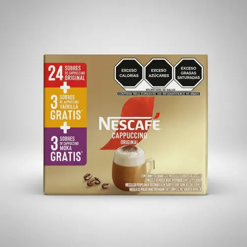 Nescafé Capuchino de 30 sobre  /Fardo Q1,350/10 C.