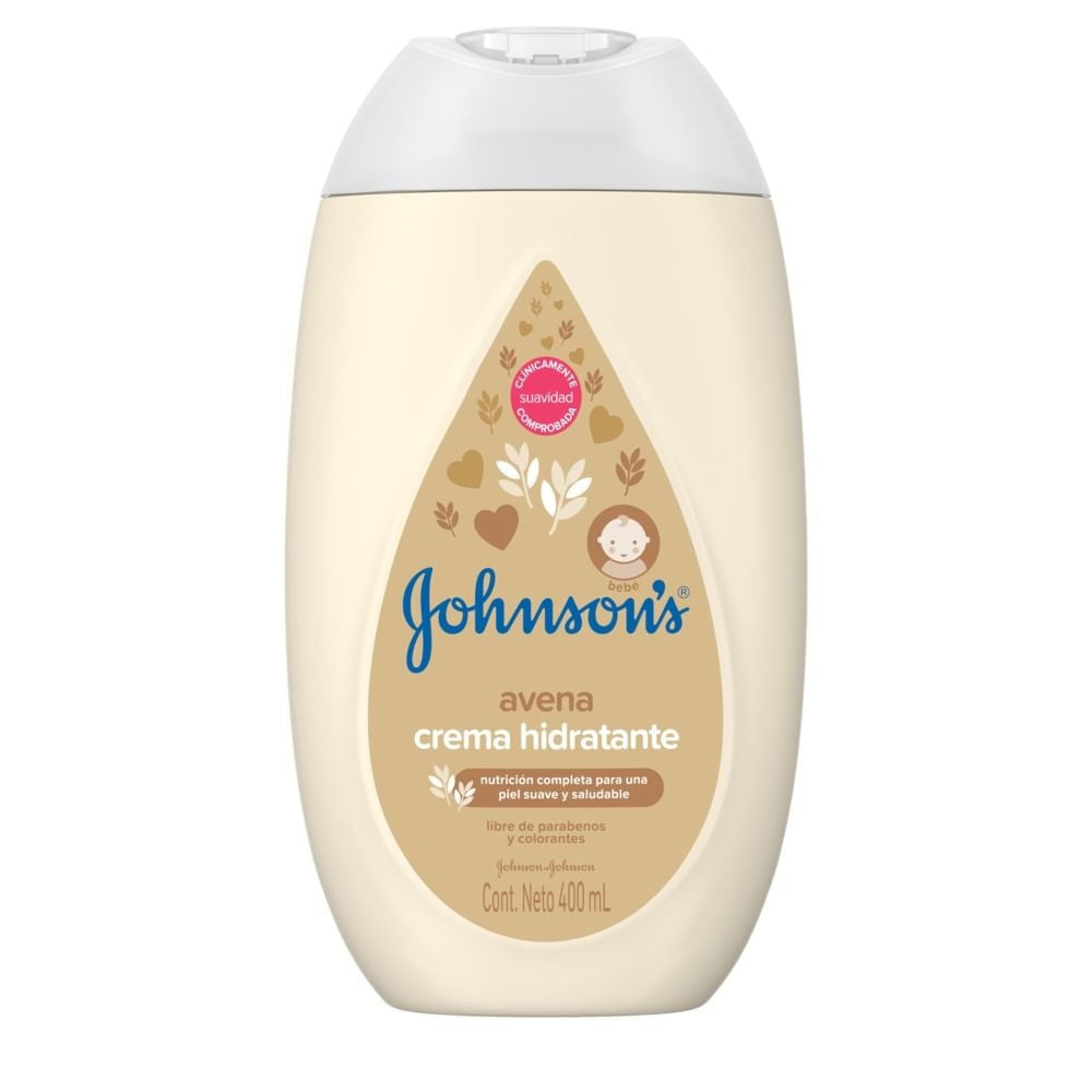 Johnsons Crema de Avena 400ml /Fardo Q685 de 12U