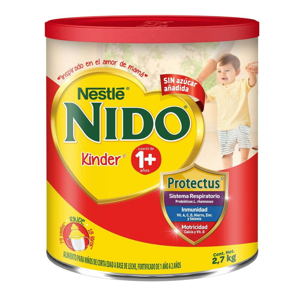 Nido Kinder 1+ 2.7kg /fardo a Q990.00 de 6u