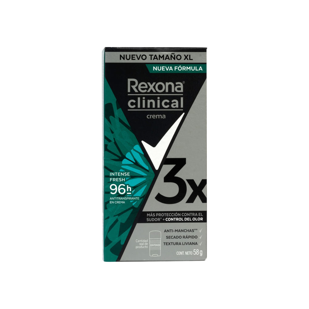 Rexona Clinical intense fresh 58g /Fardo Q450 de 12U