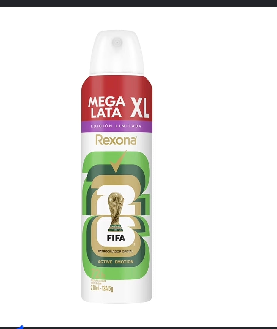 Rexona Active emotion 210 ml fardo Q285