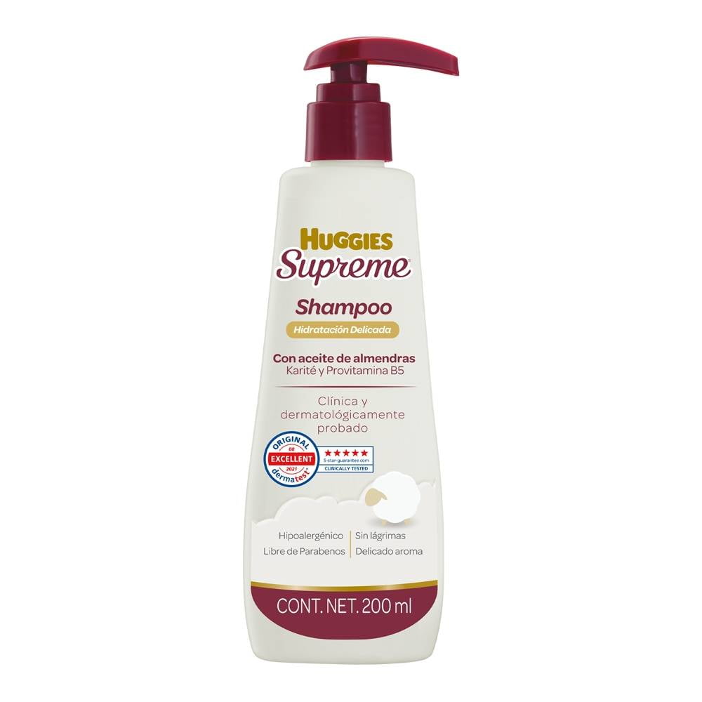 Huggies Supreme shampoo 200ml /Fardo a Q460 de 12U