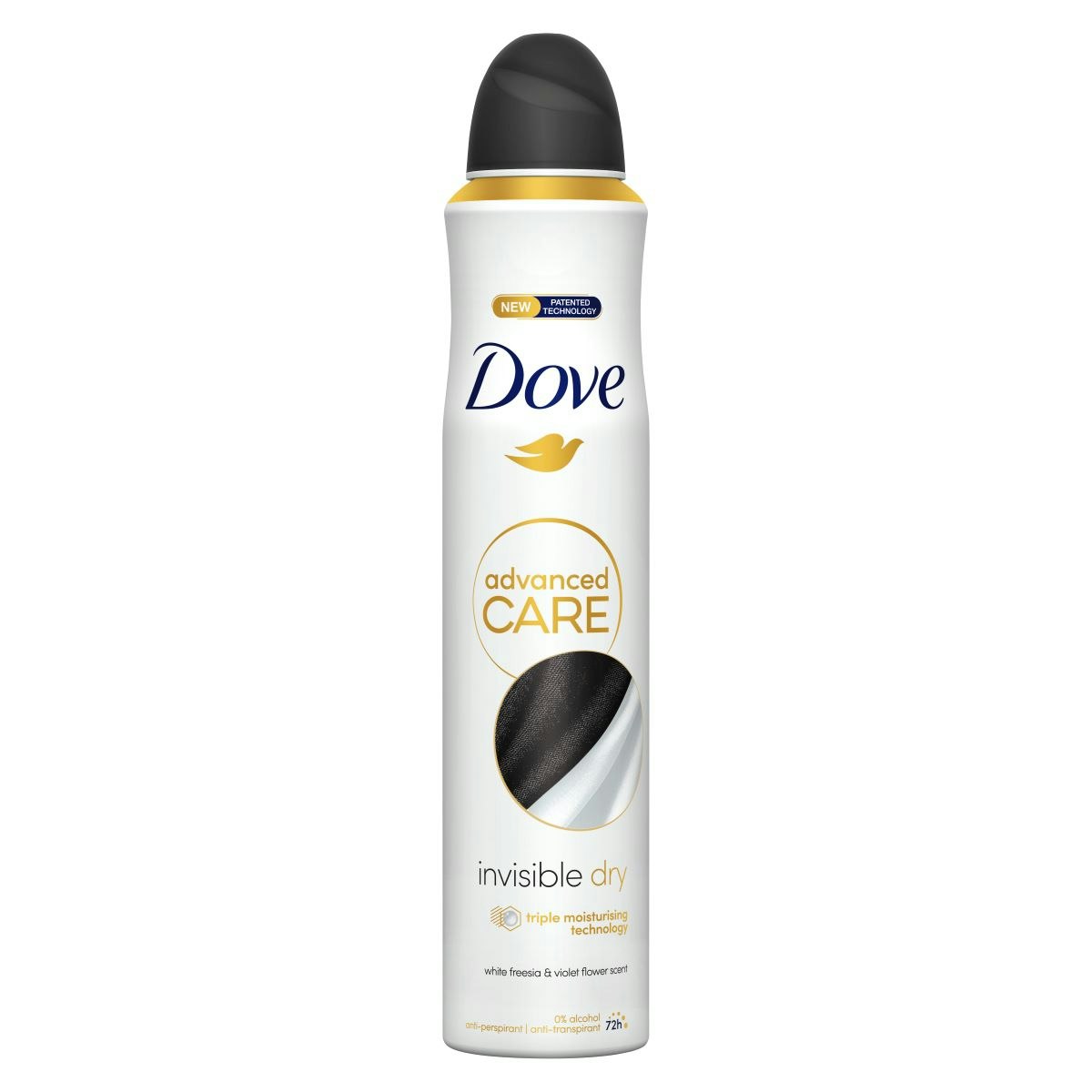 Dove Invisible Dry 250ml /fardo  Q390 de 12U