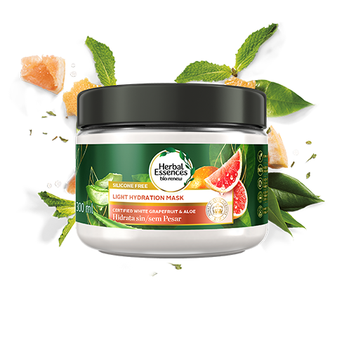 Herbal mascarilla Pomelo y Aloe 300ml Fardo Q460 de 12U