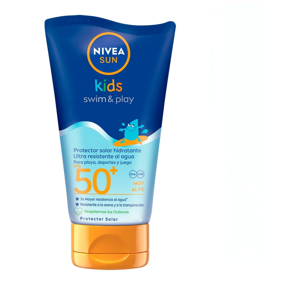 Protector solar Nivea Kids 60ml.      Fardo Q500 de 12