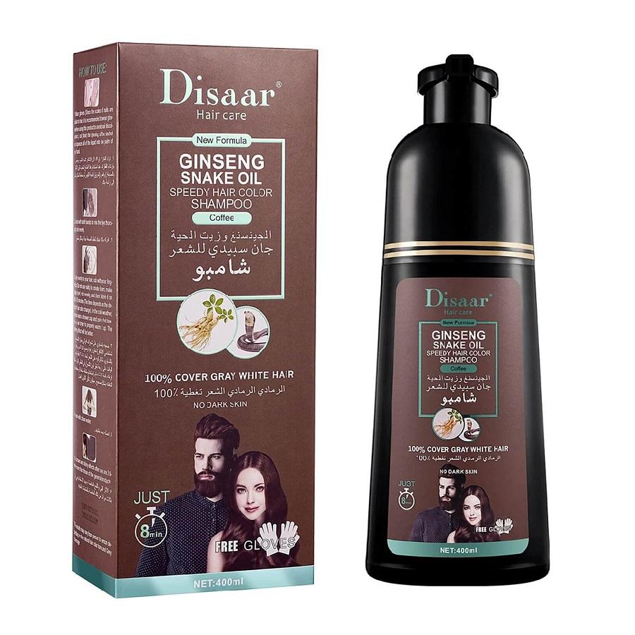 Dissar Shampoo y tinte Café Ginseng 400ml /fardo a Q600 de 12U