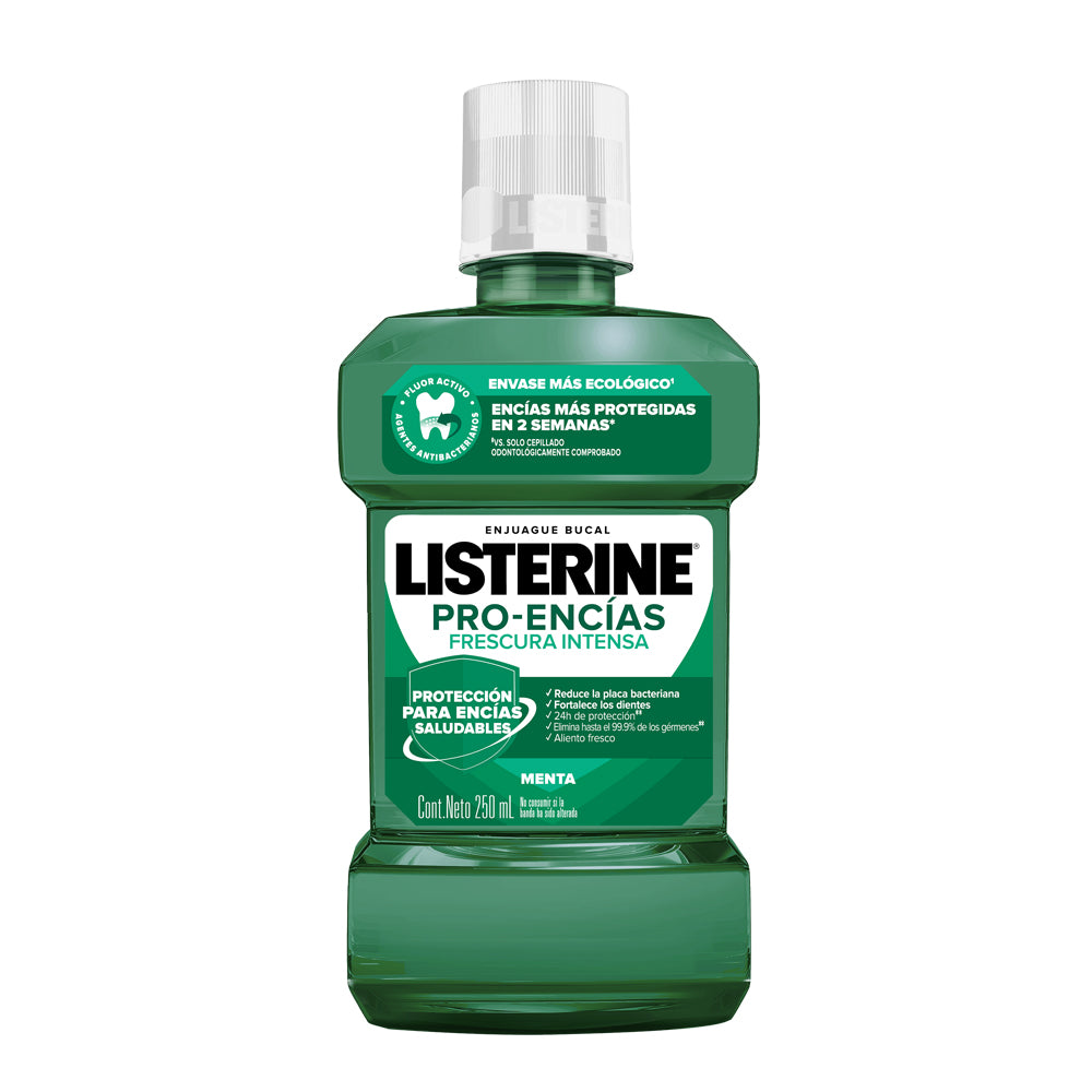 Listerine Pro-Encias 250 ml.           fardo Q340 de 12U