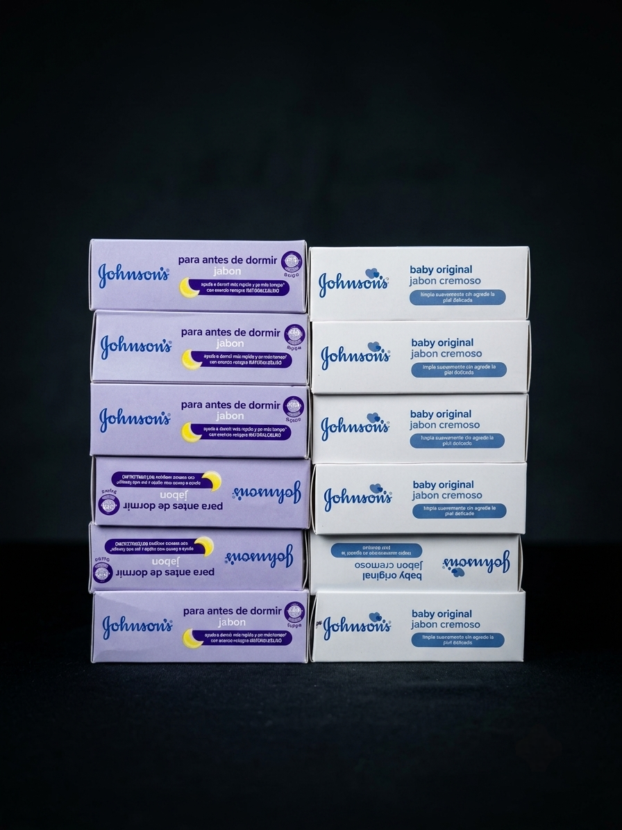 Johnsons jabón barra 75g /fardo Q385 de 4 doc.