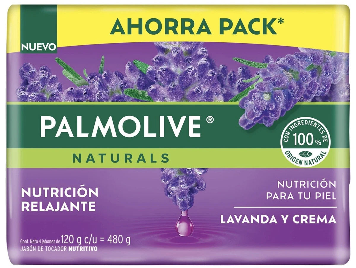 Palmolive pack de 4U Lavanda y Crema Fardo Q415/18U