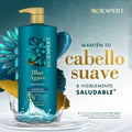 Bioexpert Sh  blue agave 1L/Fardo 645 de 12U