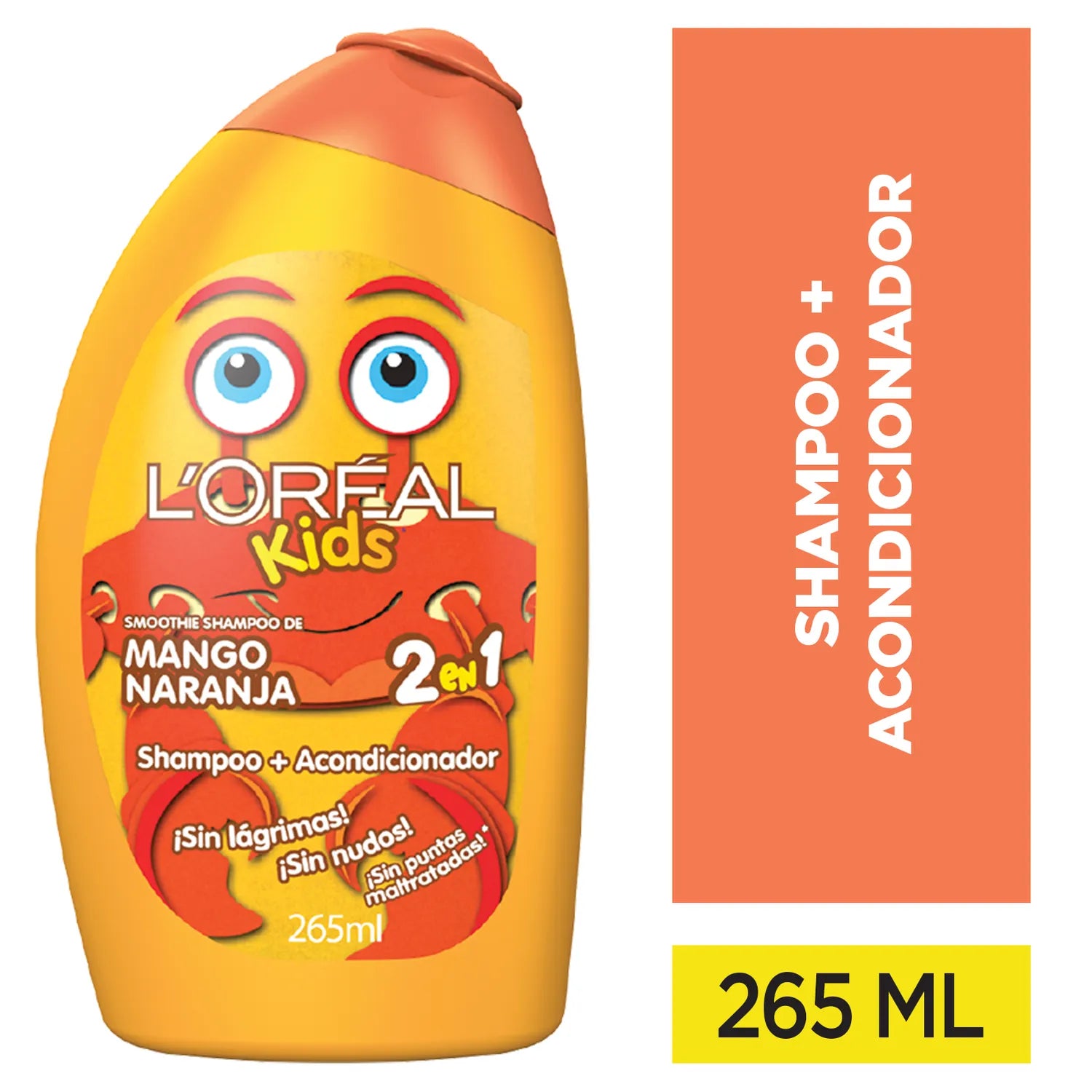 Loreal Kids Mango naranja 265ml/ Fardo Q380 de 12U